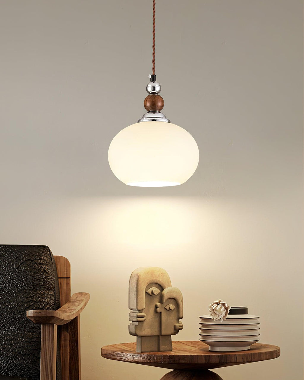 Luna Suspension Lampe en Verre Moderne - Neutralighting