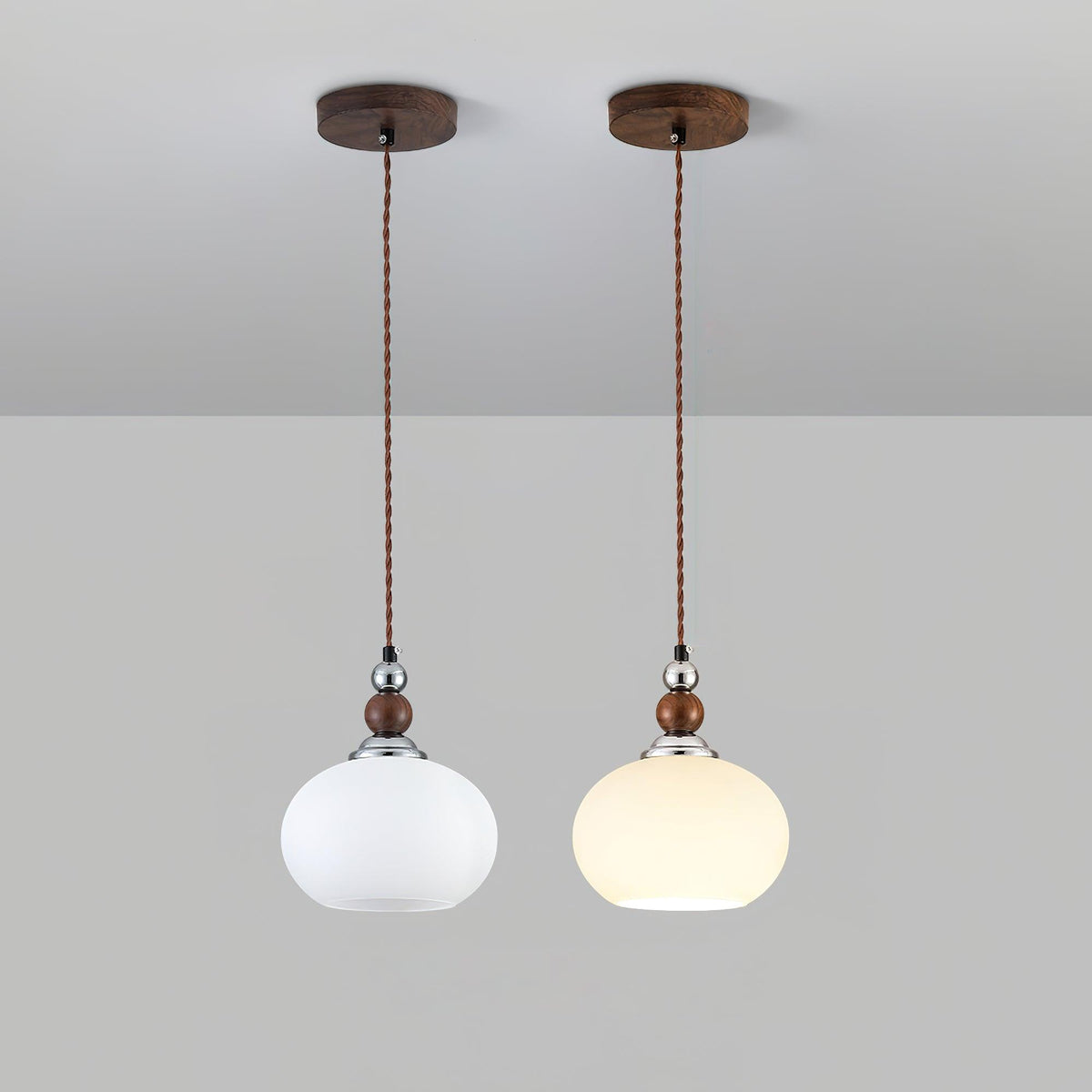 Luna Suspension Lampe en Verre Moderne - Neutralighting