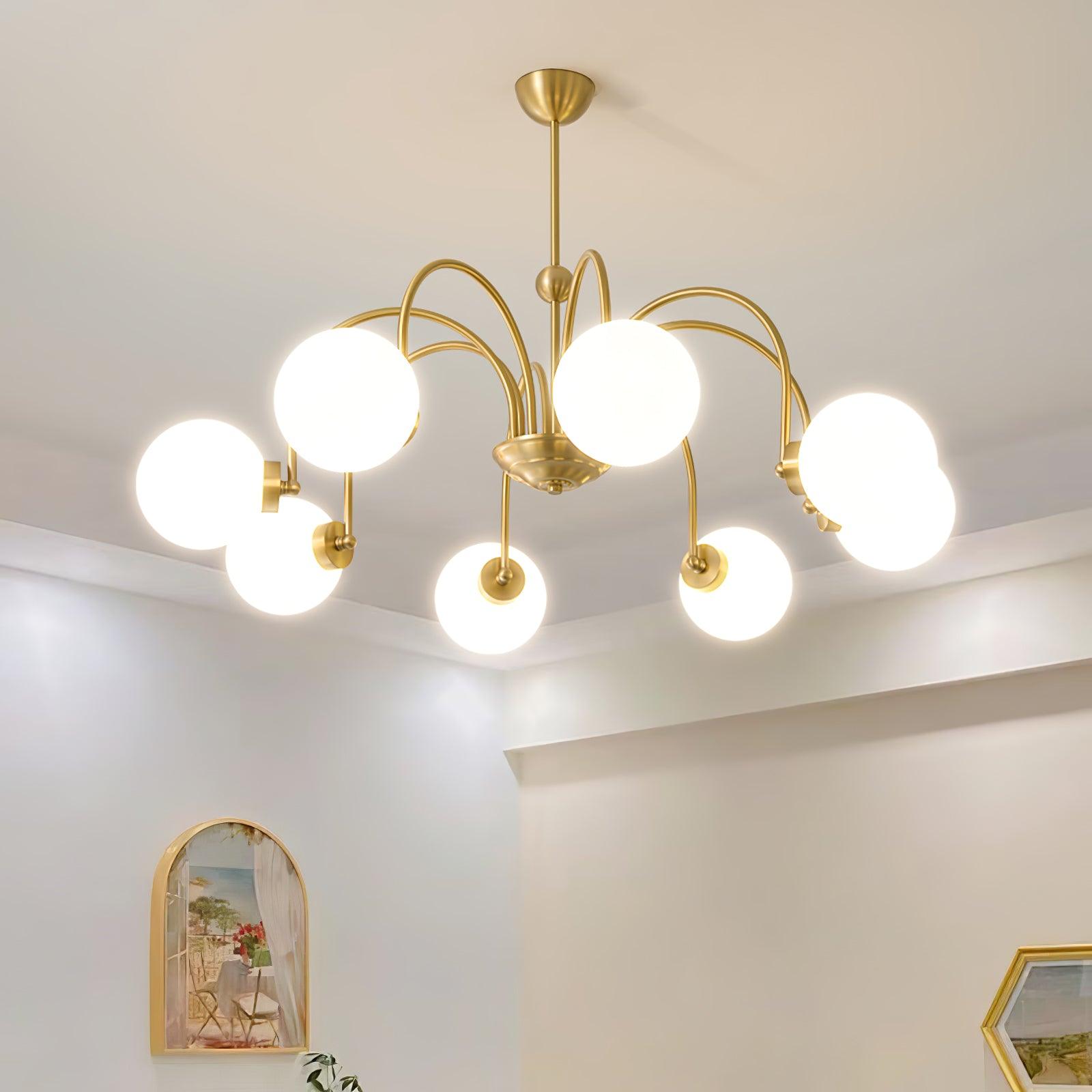 Aurora Luxe Verre Lustre - Neutralighting