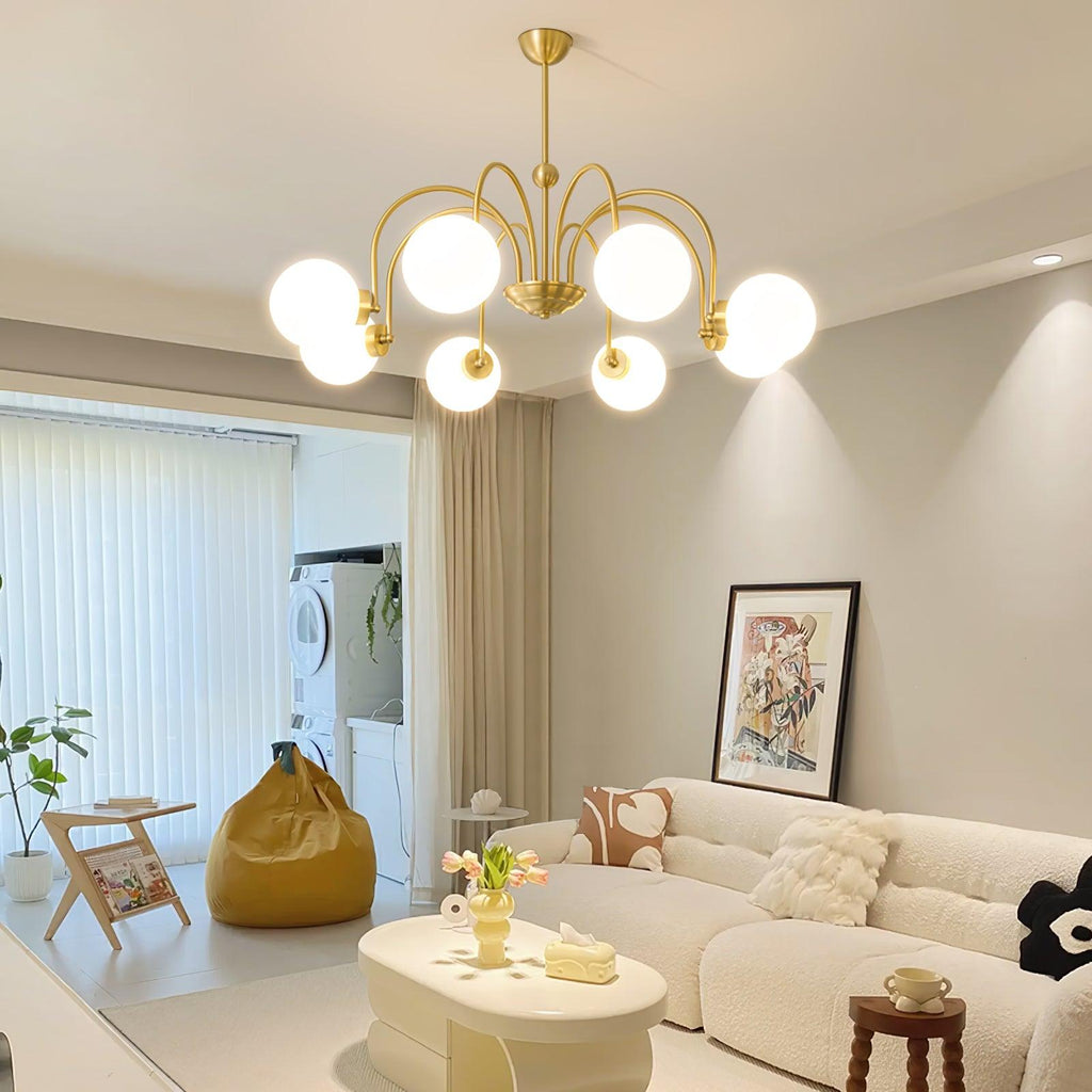 Aurora Luxe Verre Lustre - Neutralighting