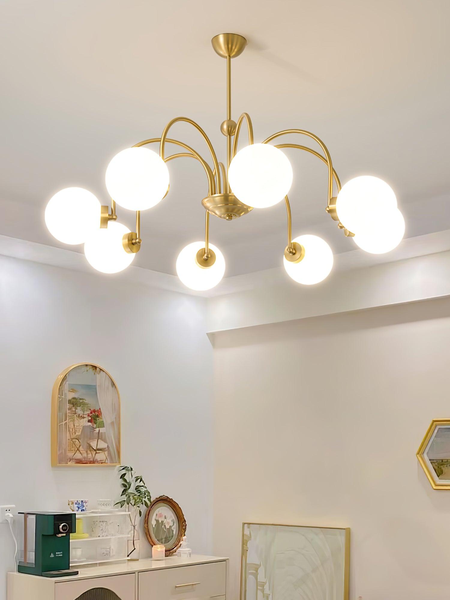 Aurora Luxe Verre Lustre - Neutralighting