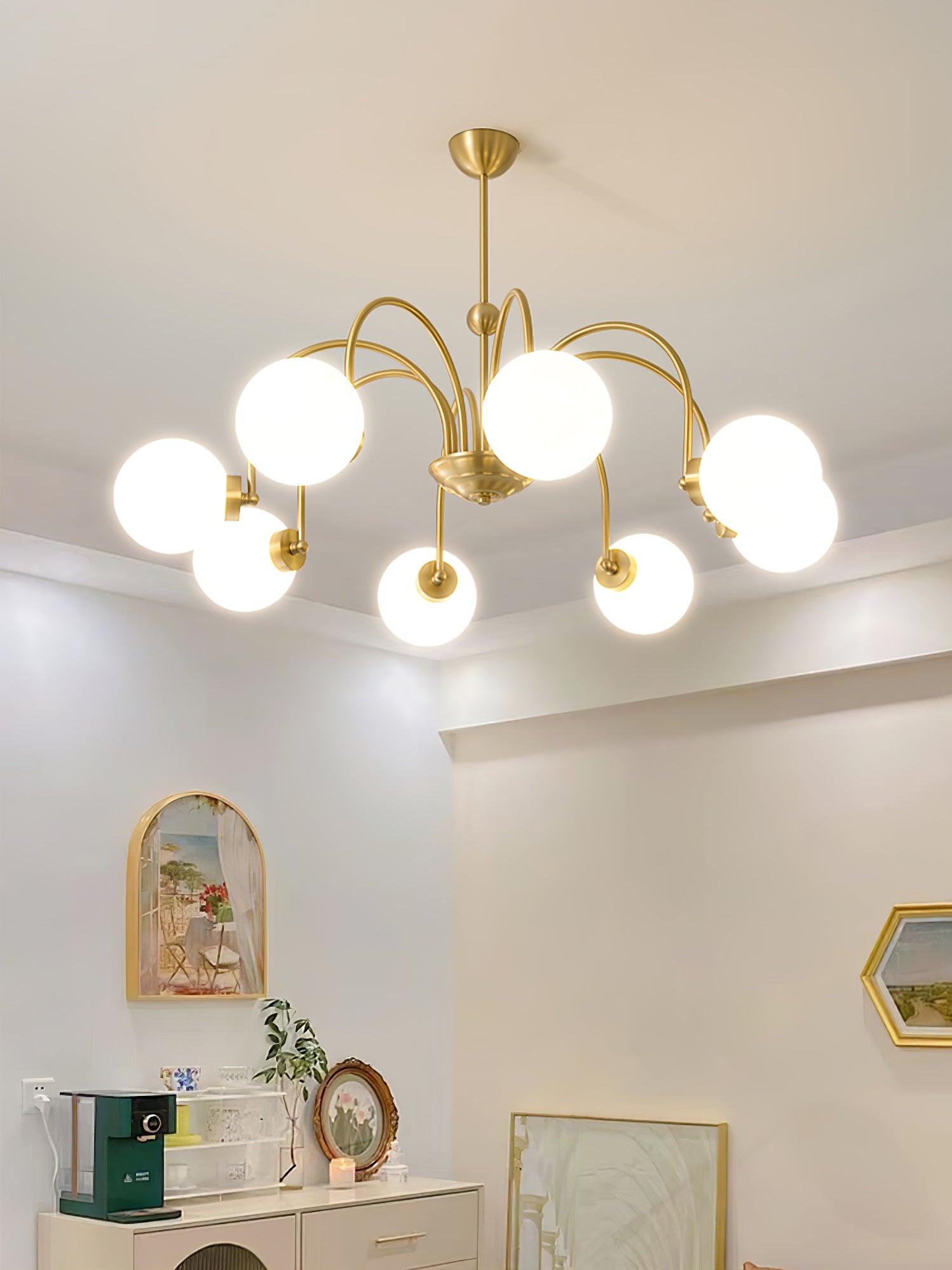 Aurora Luxe Verre Lustre - Neutralighting