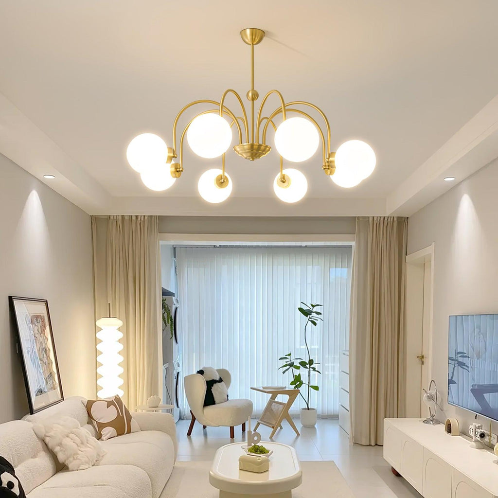 Aurora Luxe Verre Lustre - Neutralighting