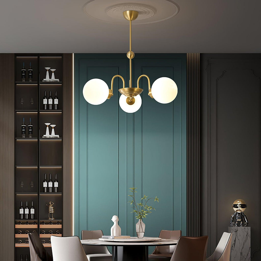 Aurora Luxe Verre Lustre - Neutralighting