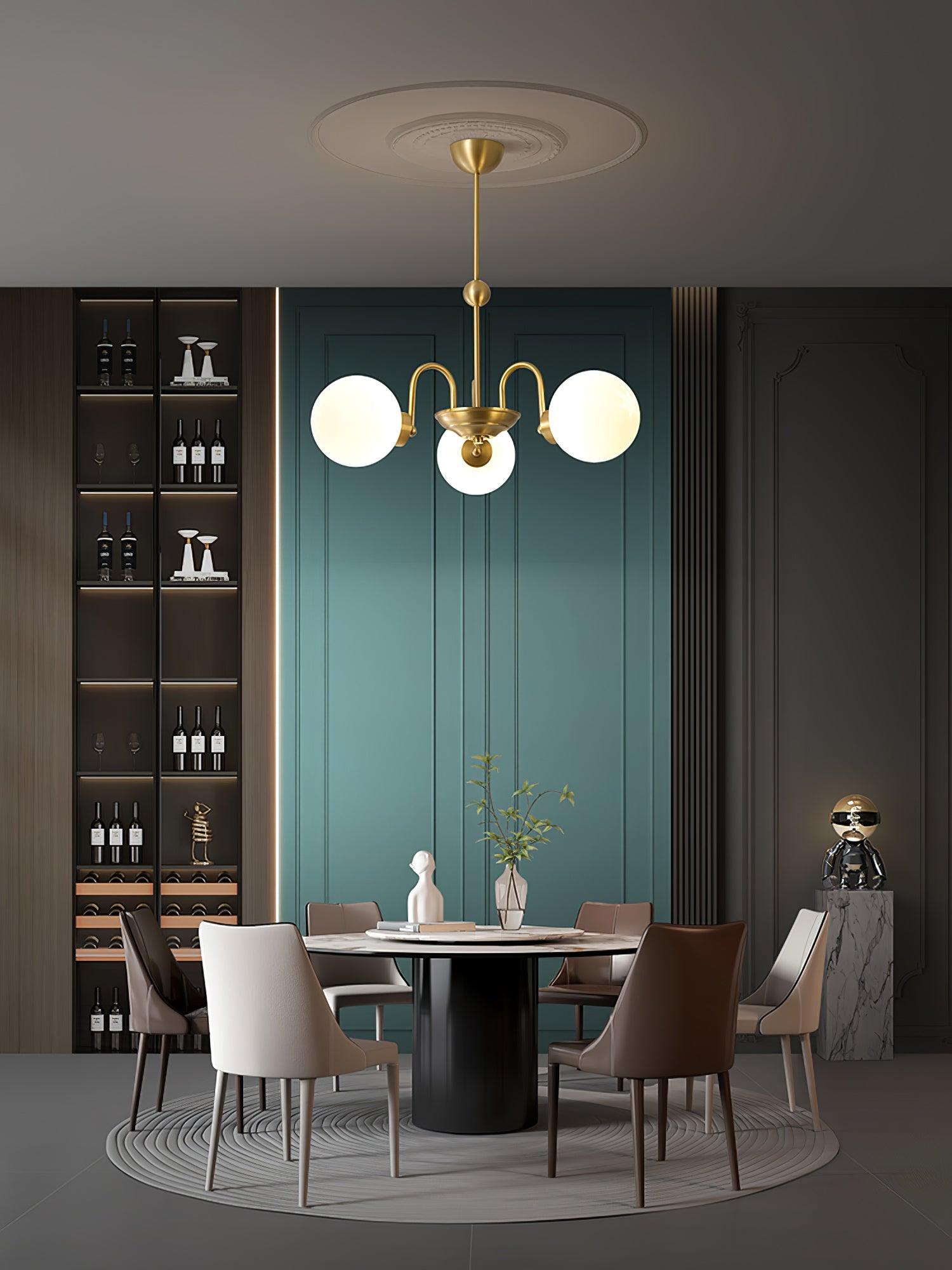 Aurora Luxe Verre Lustre - Neutralighting