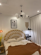 Lustra Chandelier Cadre en Tige et Blanc - Neutralighting