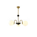 Lustra Chandelier Cadre en Tige et Blanc - Neutralighting