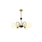 Lustra Chandelier Cadre en Tige et Blanc - Neutralighting