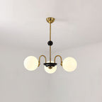 Lustra Chandelier Cadre en Tige et Blanc - Neutralighting