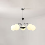 Lustra Chandelier Cadre en Tige et Blanc - Neutralighting