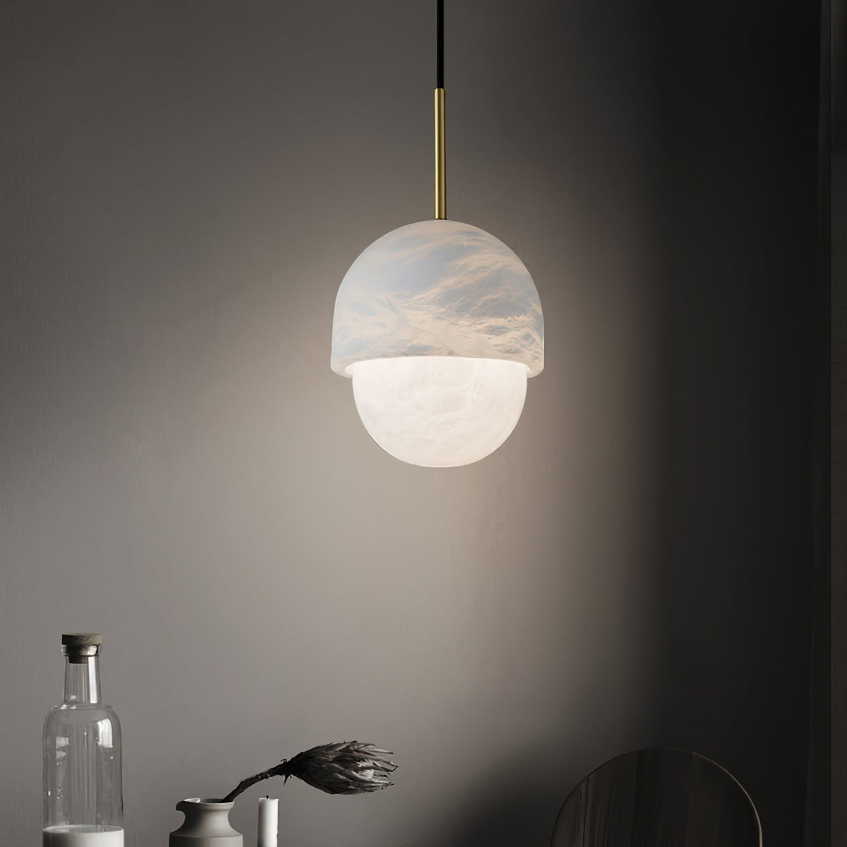 Aurzorus Suspension Albâtre Art Moderne - Neutralighting