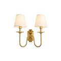 Ilsolion Applique Murale Métal Tissu Industriel Vintage - Neutralighting