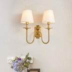 Ilsolion Applique Murale Métal Tissu Industriel Vintage - Neutralighting