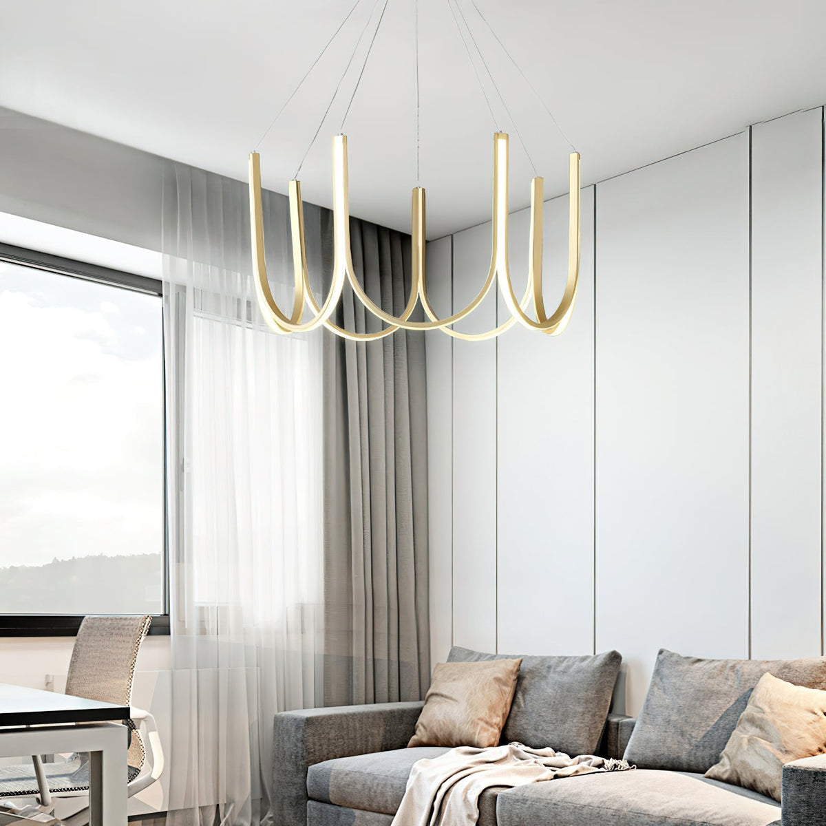 Otheara Lustre Métal LED Minimaliste Moderne - Neutralighting