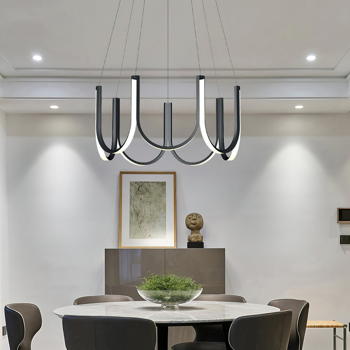 Otheara Lustre Métal LED Minimaliste Moderne - Neutralighting