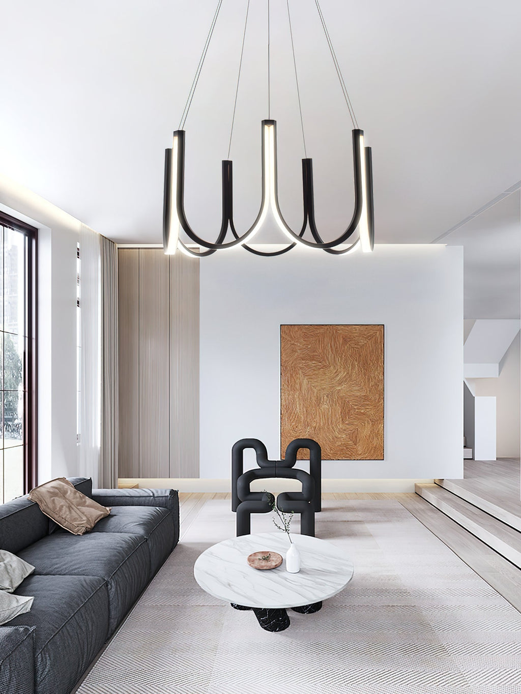 Otheara Lustre Métal LED Minimaliste Moderne - Neutralighting