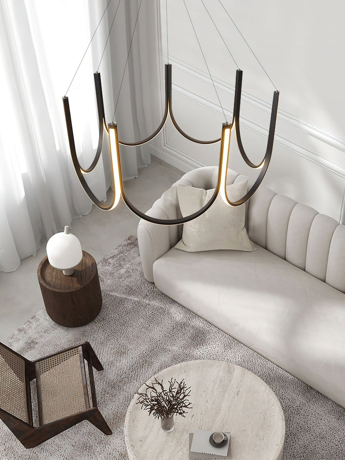 Otheara Lustre Métal LED Minimaliste Moderne - Neutralighting