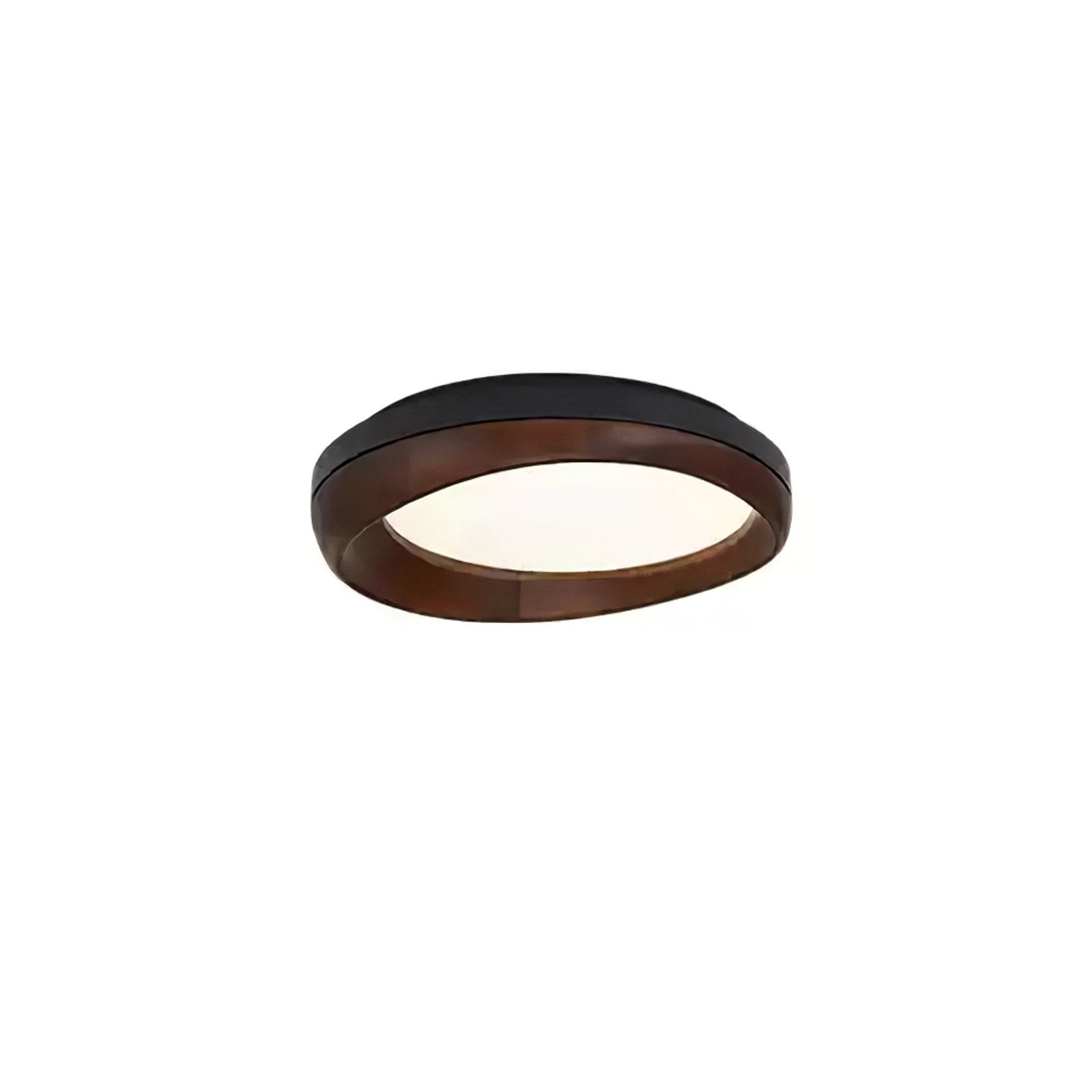 Eurtheara Plafonnier Bois Verre Organique - Neutralighting