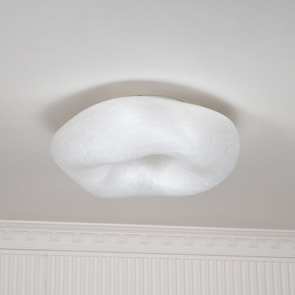 Solara Plafonnier en Forme de Nuage en Soie Élégant - Neutralighting