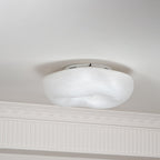 Solara Plafonnier en Forme de Nuage en Soie Élégant - Neutralighting