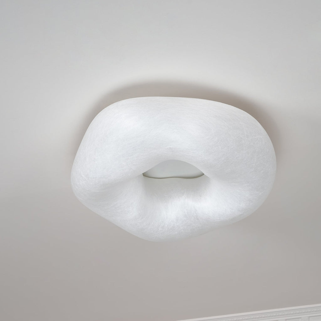 Solara Plafonnier en Forme de Nuage en Soie Élégant - Neutralighting
