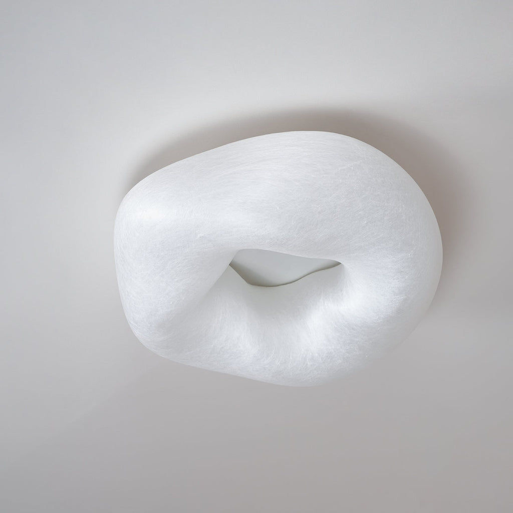 Solara Plafonnier en Forme de Nuage en Soie Élégant - Neutralighting