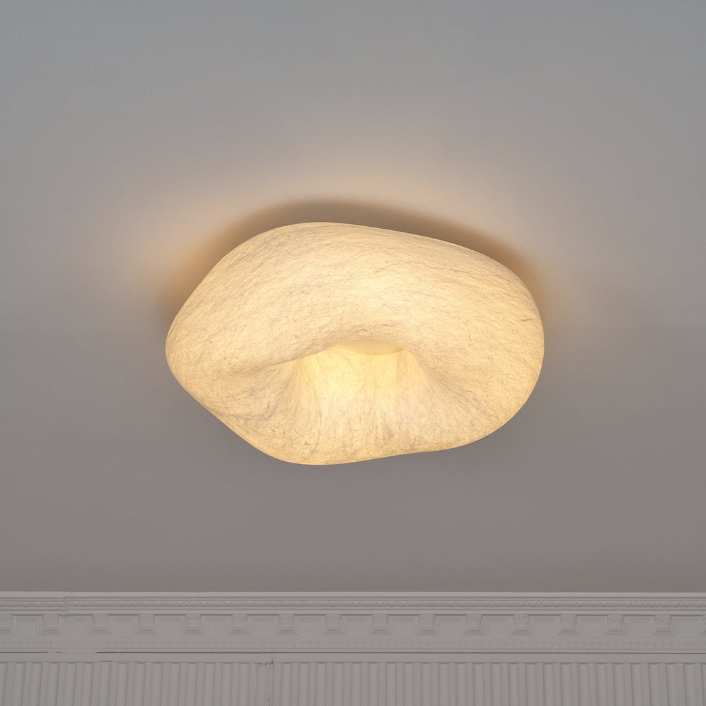 Solara Plafonnier en Forme de Nuage en Soie Élégant - Neutralighting