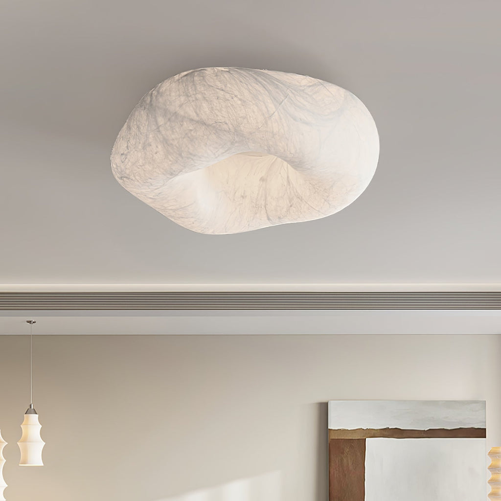 Solara Plafonnier en Forme de Nuage en Soie Élégant - Neutralighting