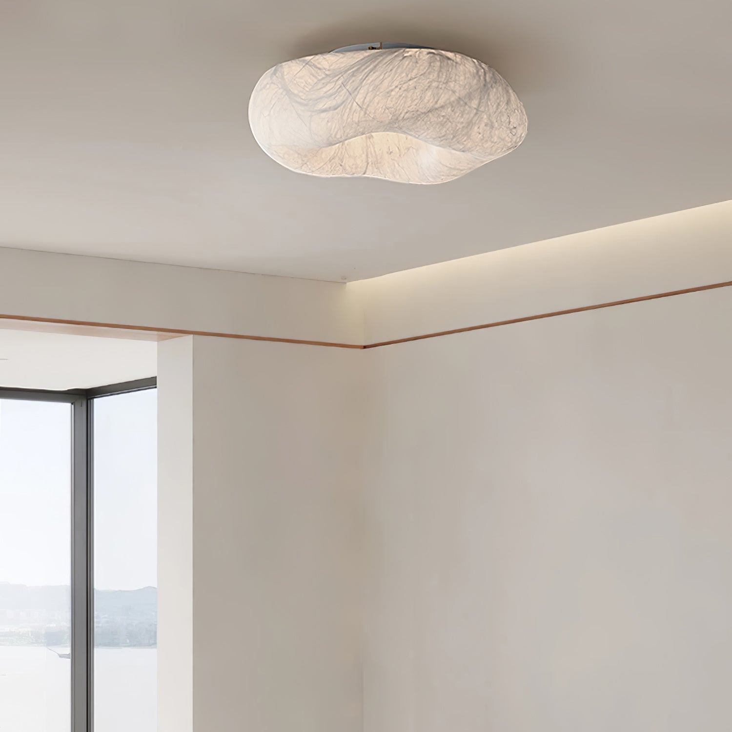 Solara Plafonnier en Forme de Nuage en Soie Élégant - Neutralighting