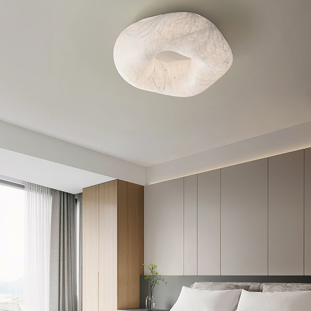 Solara Plafonnier en Forme de Nuage en Soie Élégant - Neutralighting
