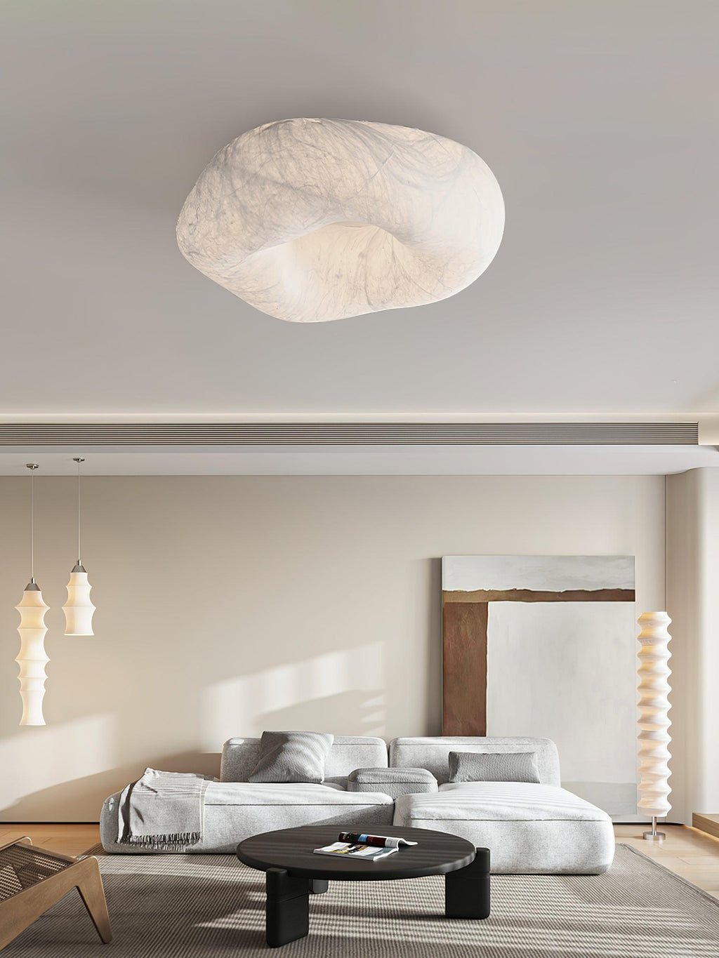 Yunduo Plafonnier Soie Nuage Forme Moderne - Neutralighting