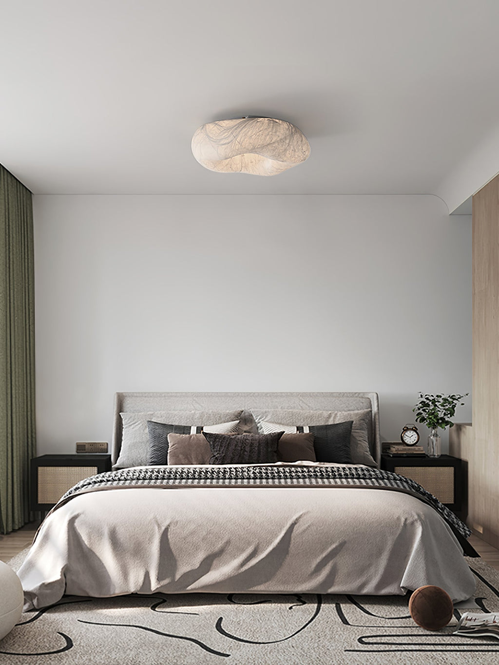 Solara Plafonnier en Forme de Nuage en Soie Élégant - Neutralighting