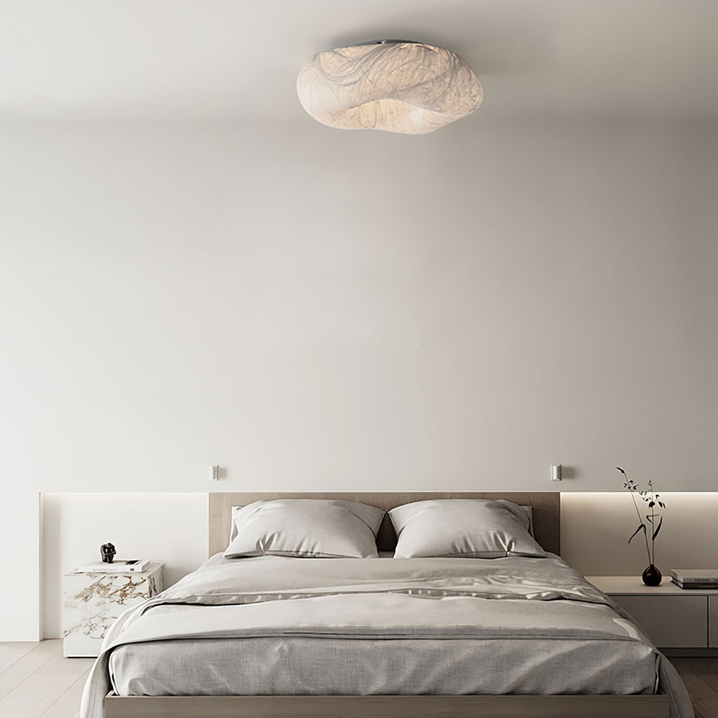 Solara Plafonnier en Forme de Nuage en Soie Élégant - Neutralighting
