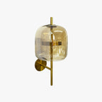 Arisha Moderne Intérieur Applique Murale Métal Verre Chambre à Coucher - Neutralighting