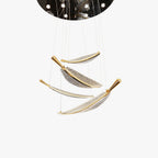 Arisha Nordique Luxe LED Suspension Métal Acrylique Hôtel Salon - Neutralighting