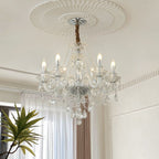 Silva Français Cristal Métal Lustre Salon Salle à Manger - Neutralighting