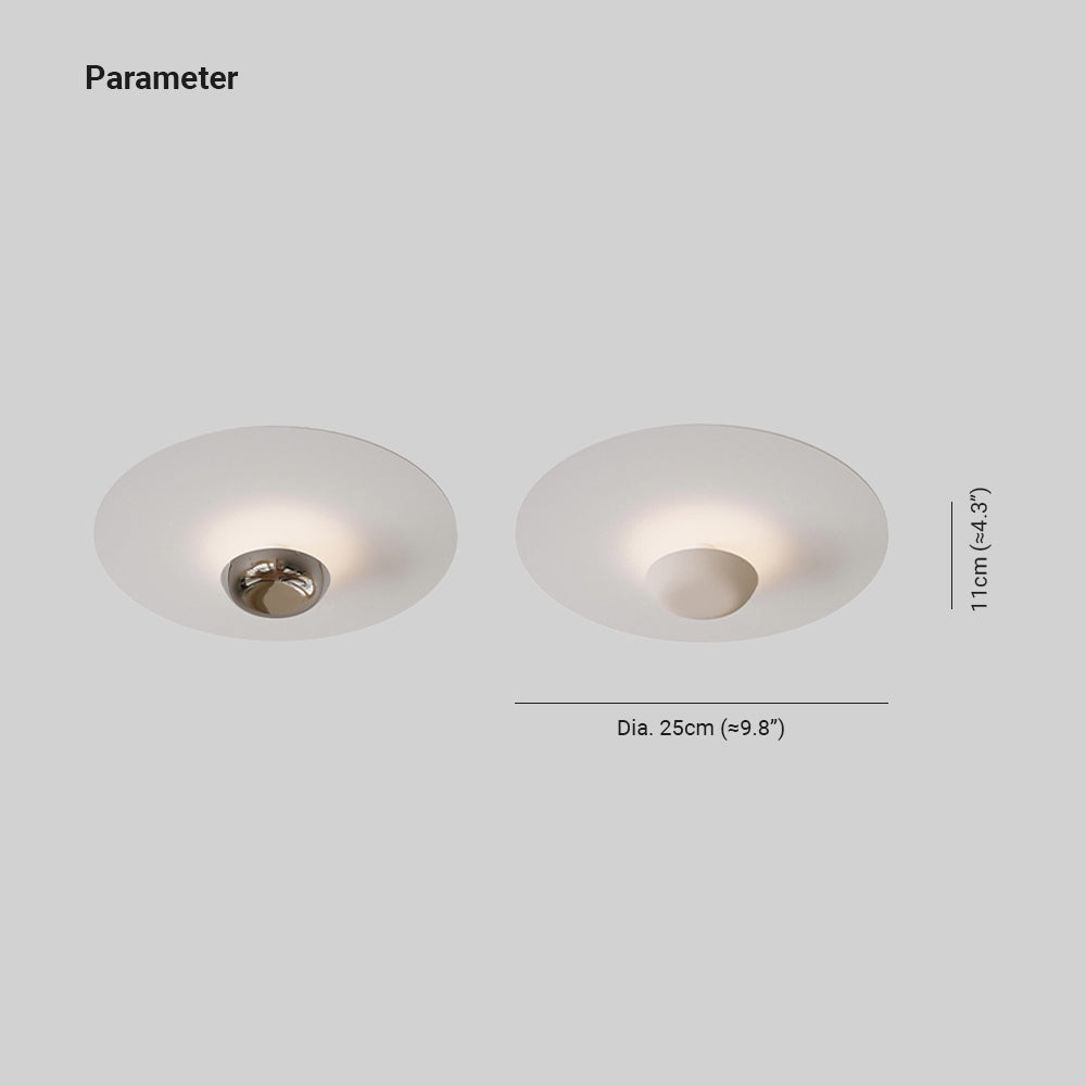 Arisha Français Métal Plafonnier Salon Chambre à Coucher - Neutralighting