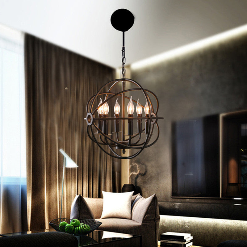 Silva Américain Lustre Métal Salon Chambre à Coucher Restaurant - Neutralighting