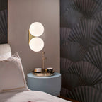 Valentina Simple Intérieur Applique Murale Métal Verre Salon Chambre à Coucher - Neutralighting