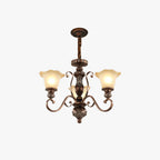 Arisha Rétro Fleur Suspension Métal Verre Salon Chambre à Coucher - Neutralighting