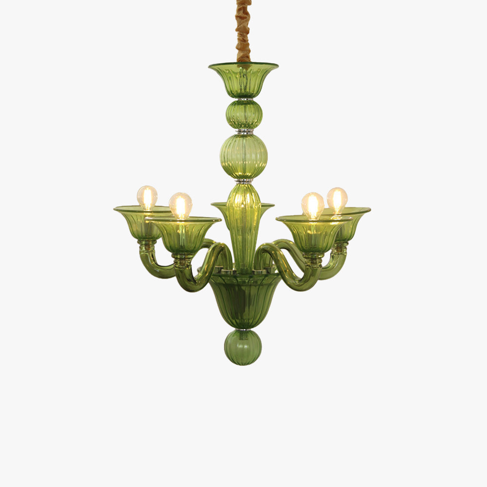 Silva Rétro Lustre Métal Verre Salon Salle à Manger - Neutralighting
