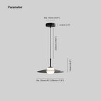 Arisha Désign Longues Suspension Métal Verre Chambre à Coucher Salle à Manger - Neutralighting