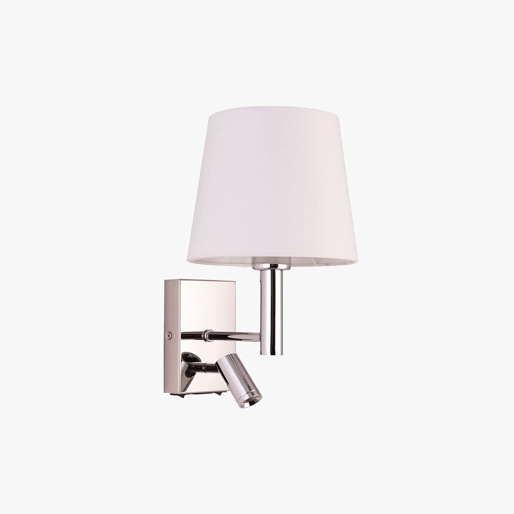 Ritta Décoratif Intérieur Applique Murale Métal Tissu Chambre à Coucher Salon - Neutralighting