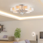 Arisha Moderne Rond Acrylique Verre Plafonnier Couloir - Neutralighting