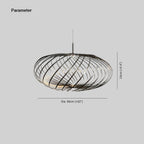 Arisha Industriel Creux Metal Suspension Salon - Neutralighting