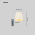 Ritta Moderne LED Intérieur Applique Murale Métal Tissu Salon Chambre à Coucher - Neutralighting