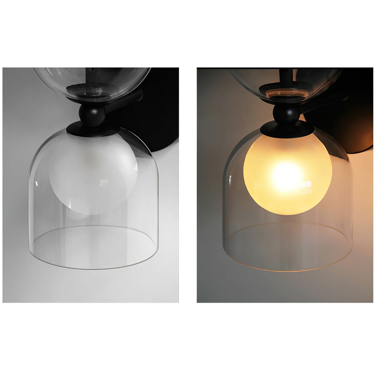 Alvynan Applique Murale en Verre Art Nordique Premium - Neutralighting