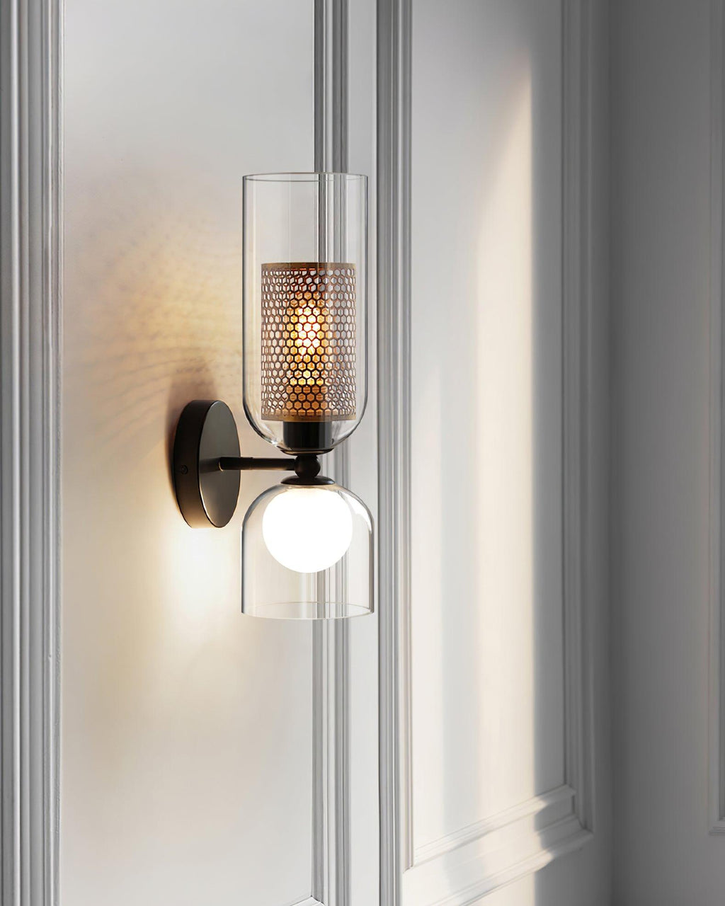 Alvynan Applique Murale en Verre Art Nordique Premium - Neutralighting