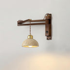 Applique Murale avec Abat-jour Cylindre en Travertin pour Ambiance Minimaliste - Neutralighting