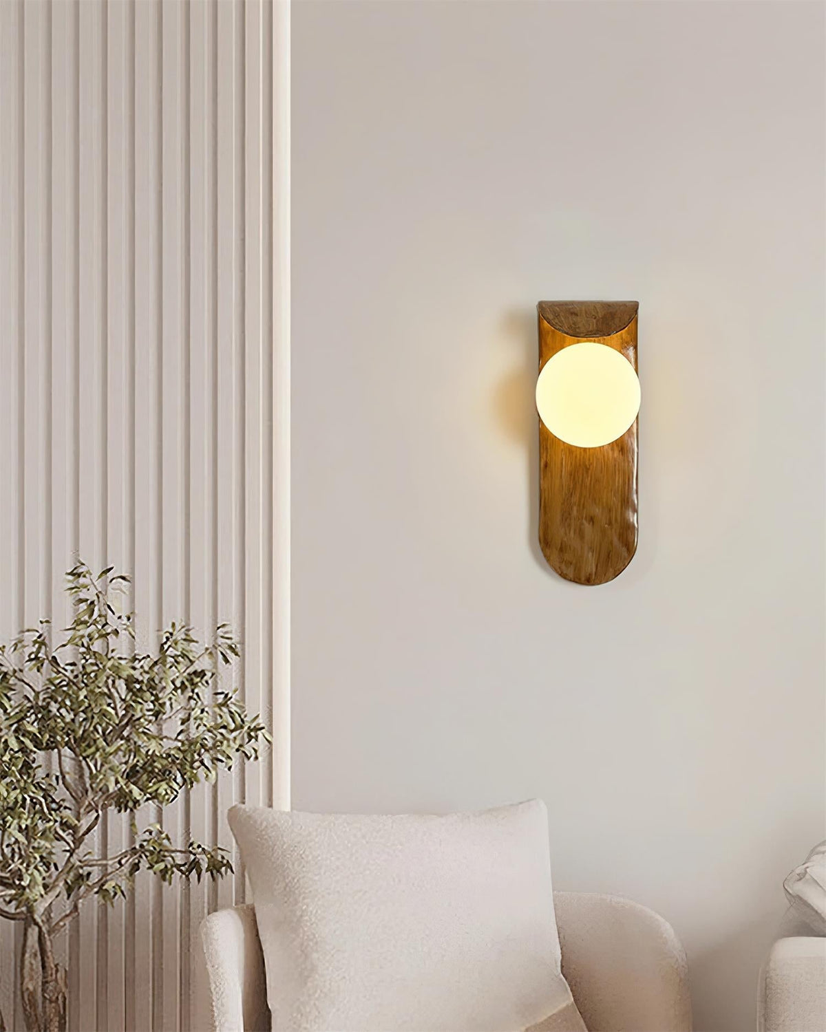 Gavino Applique Murale en Bois - Neutralighting